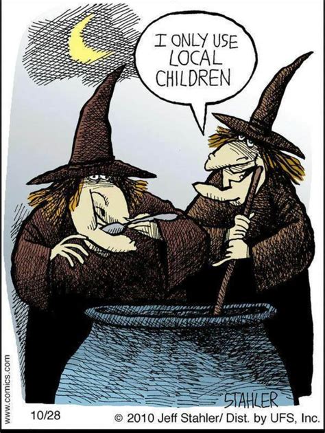 Benevolent witch cartoon